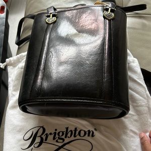 Black Brighton canister style handbag